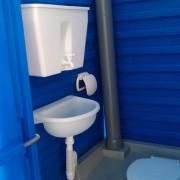Теплая туалетная кабина «Евростандарт» 