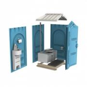 Туалетные кабины стандарт Антивандальная двойная панель 2